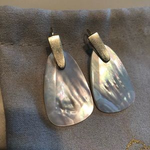 Kendra Scott Marty Gold Drop Earring Ivory Pearl